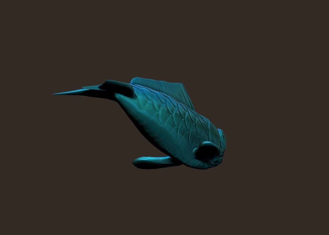 simple fish fishing lure model 3D print model_2