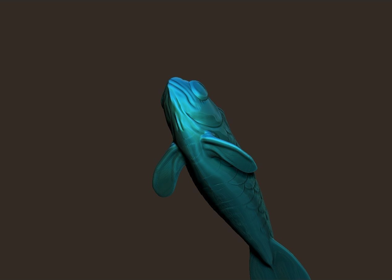 simple fish fishing lure model 3D print model_6