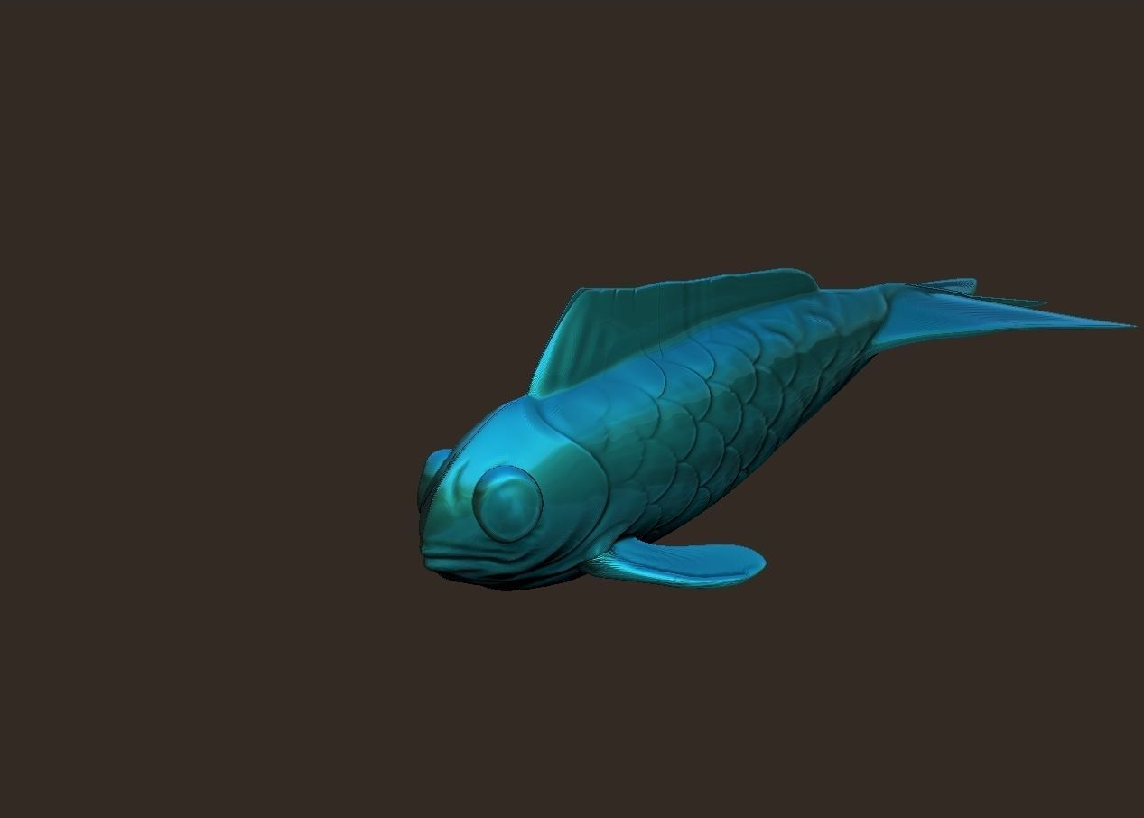 simple fish fishing lure model 3D print model_15