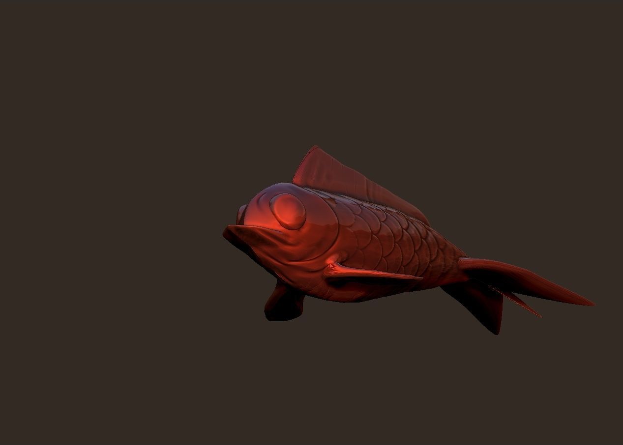 simple fish fishing lure model 3D print model_12