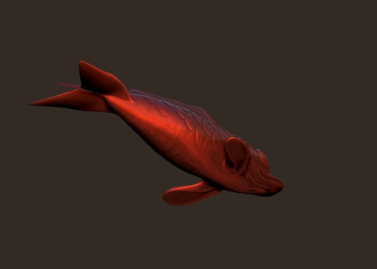 simple fish fishing lure model 3D print model_13