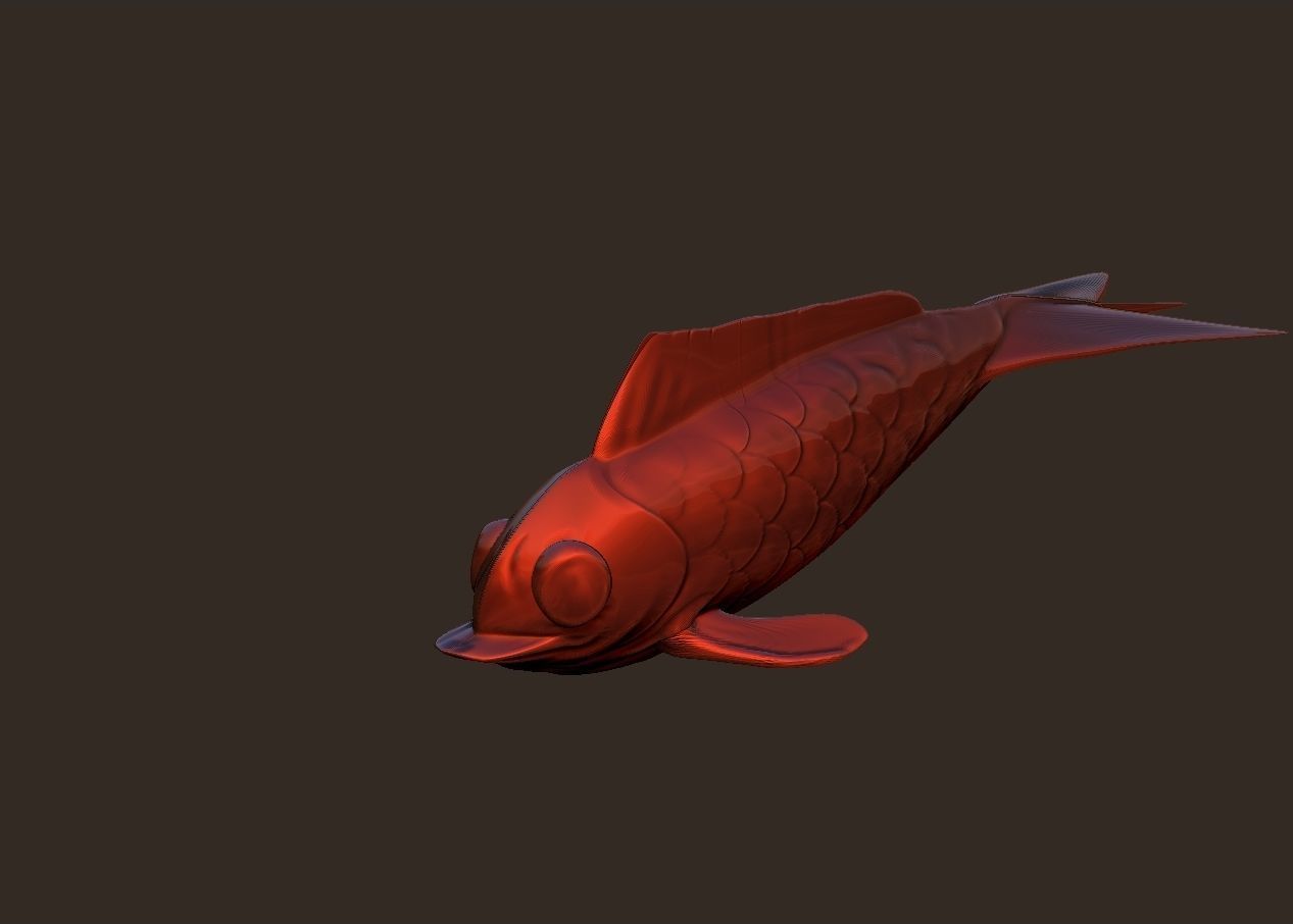 simple fish fishing lure model 3D print model_11