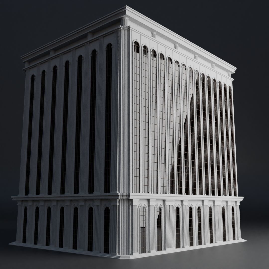 CLASSIC OLD EUROPEAN BUILDING PACK 3D Model Collection_64