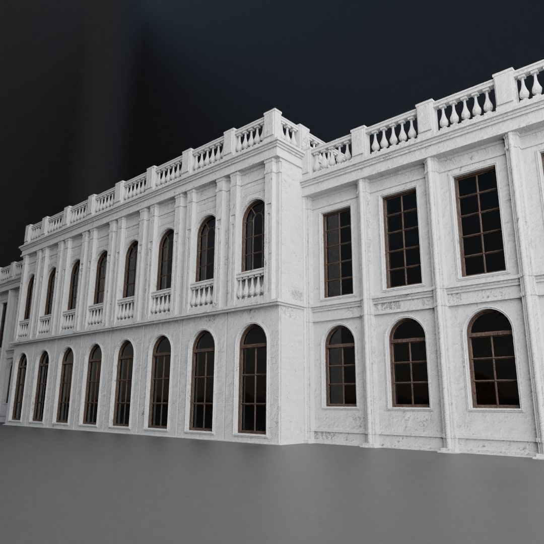 CLASSIC OLD EUROPEAN BUILDING PACK 3D Model Collection_40