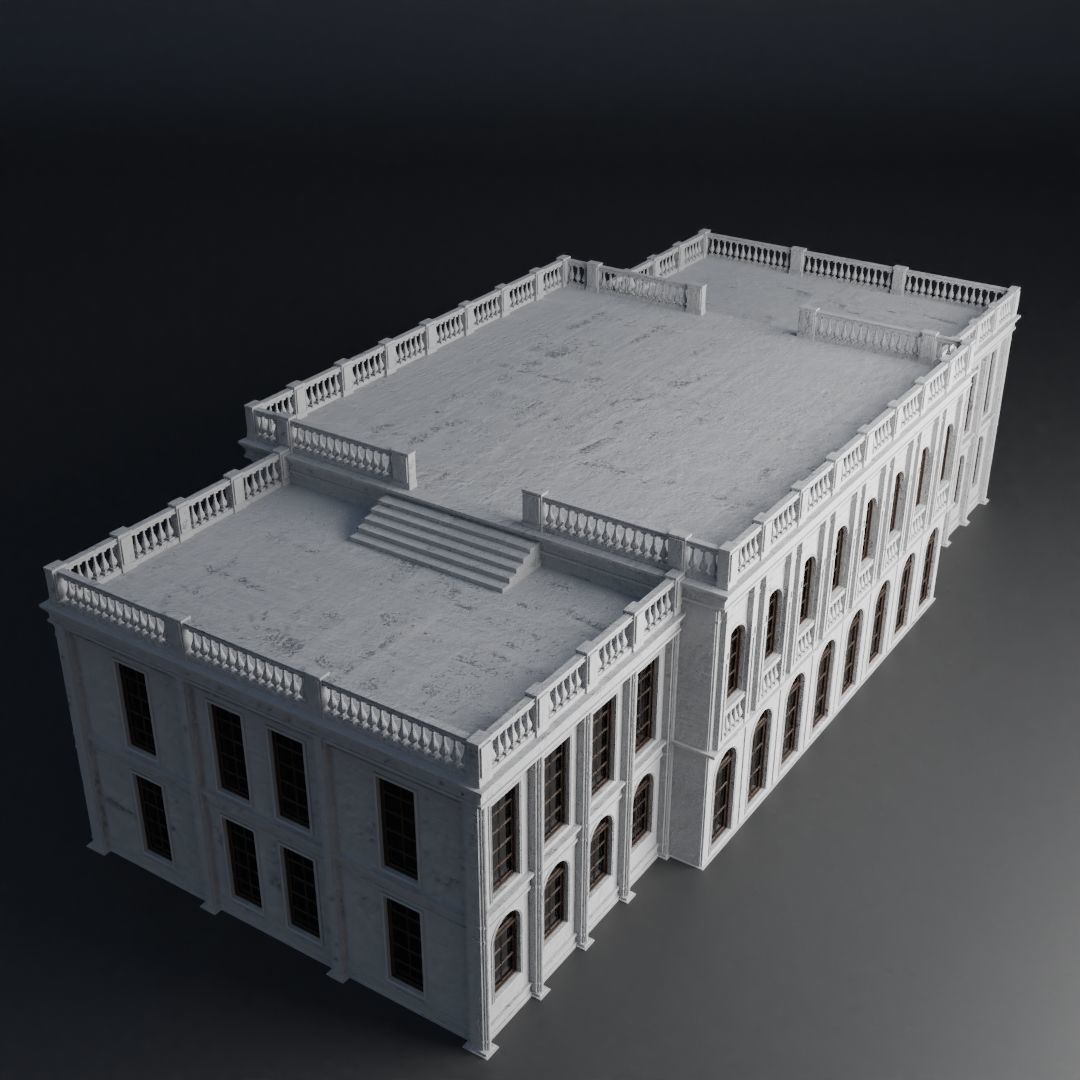 CLASSIC OLD EUROPEAN BUILDING PACK 3D Model Collection_34