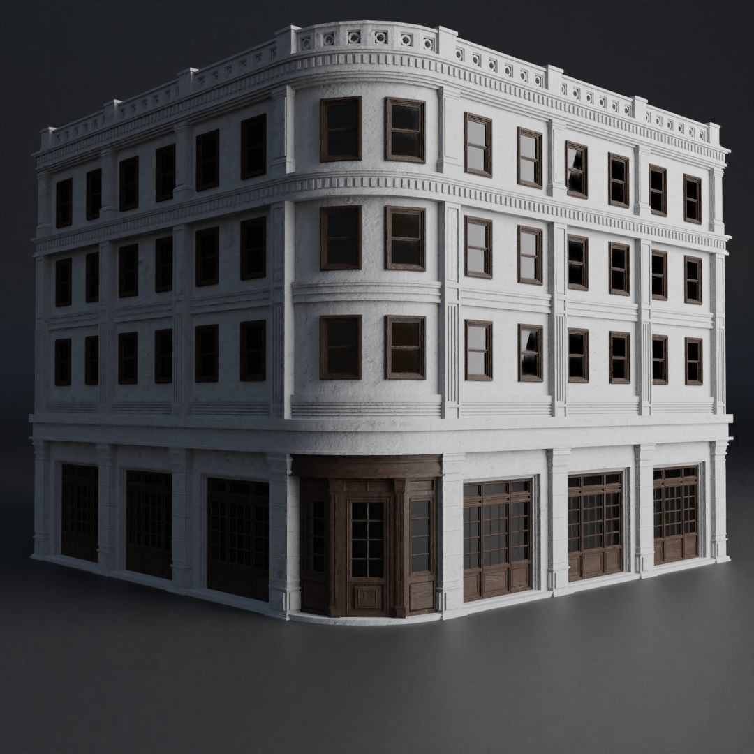 CLASSIC OLD EUROPEAN BUILDING PACK 3D Model Collection_16
