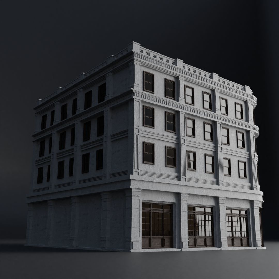 CLASSIC OLD EUROPEAN BUILDING PACK 3D Model Collection_10