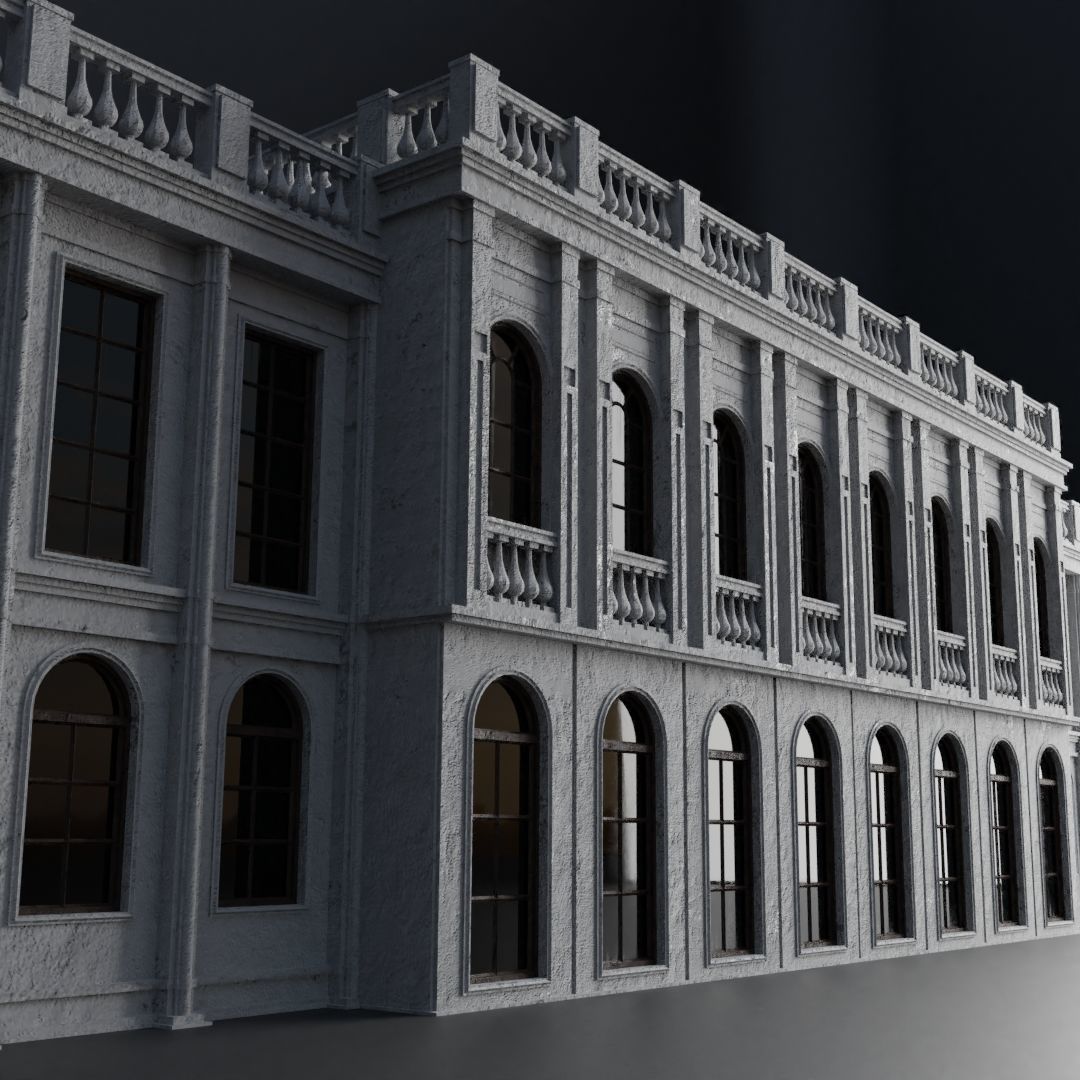 CLASSIC OLD EUROPEAN BUILDING PACK 3D Model Collection_39