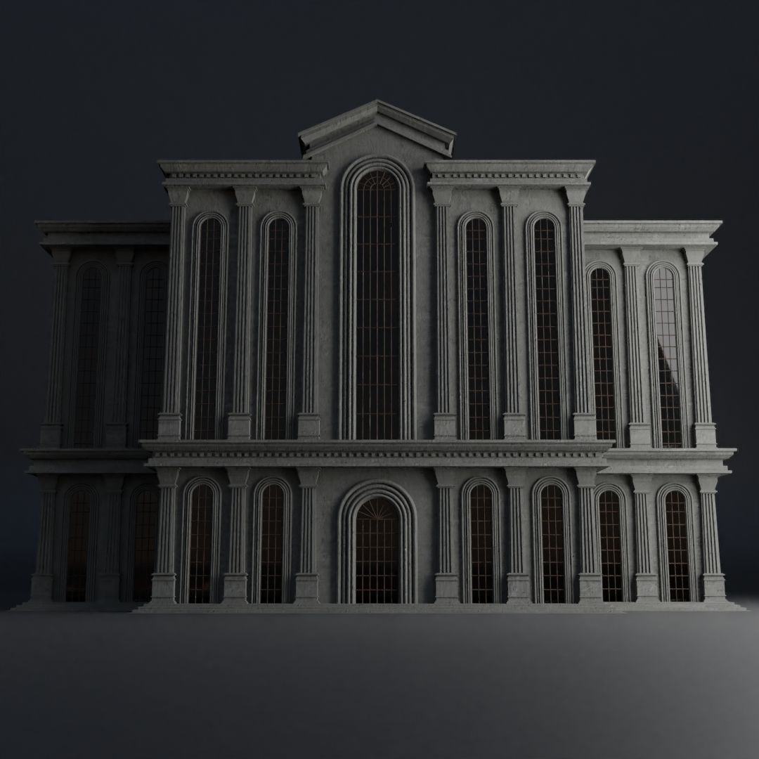 CLASSIC OLD EUROPEAN BUILDING PACK 3D Model Collection_52