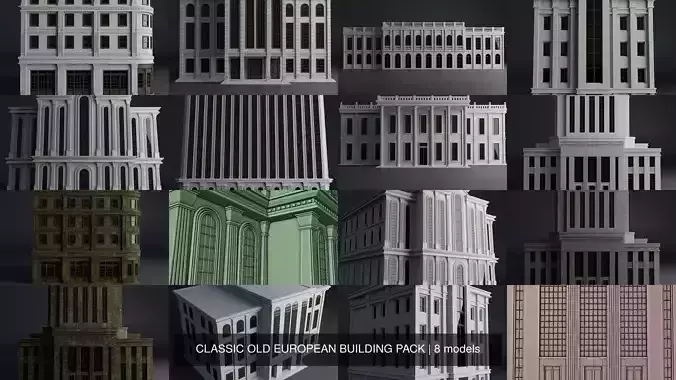 CLASSIC OLD EUROPEAN BUILDING PACK