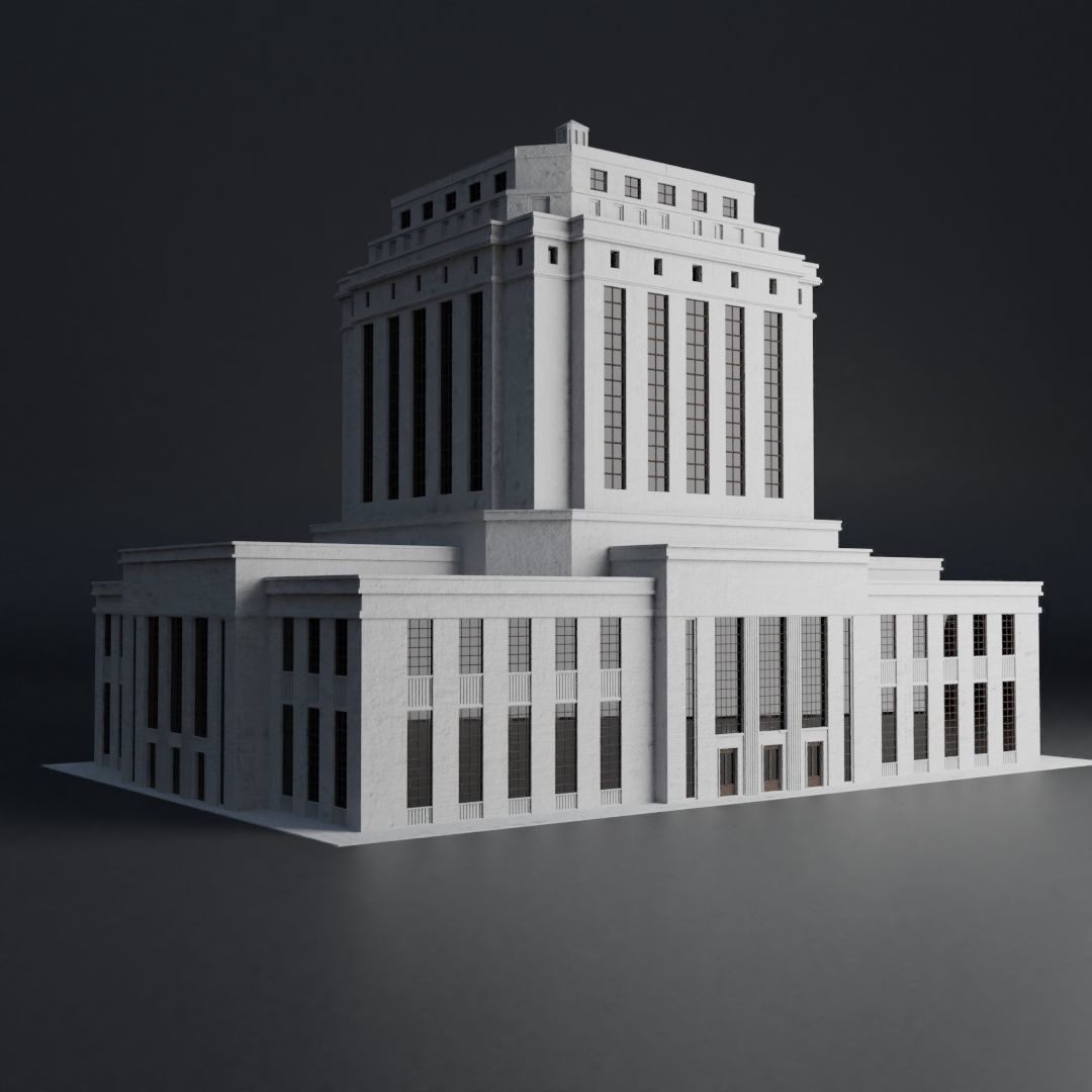 CLASSIC OLD EUROPEAN BUILDING PACK 3D Model Collection_81