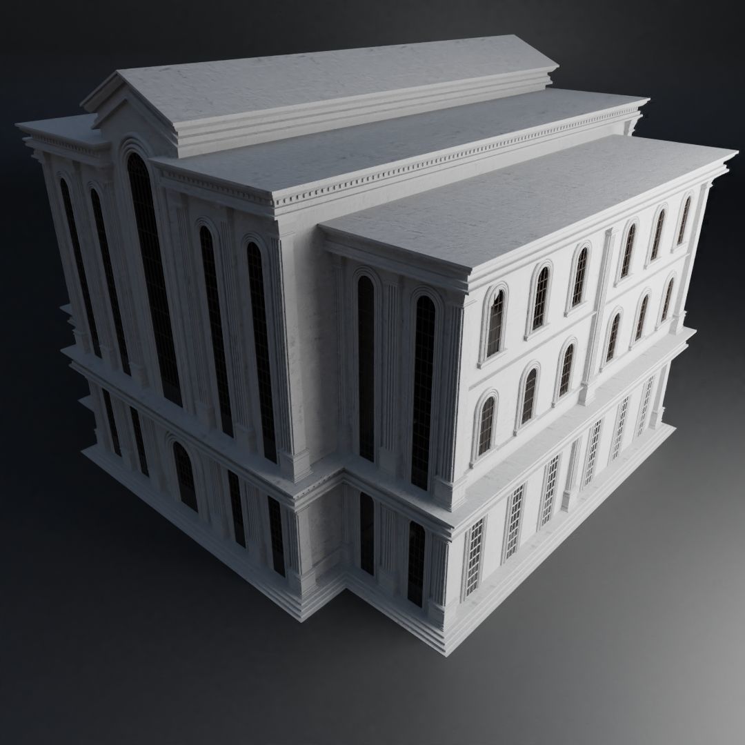 CLASSIC OLD EUROPEAN BUILDING PACK 3D Model Collection_57