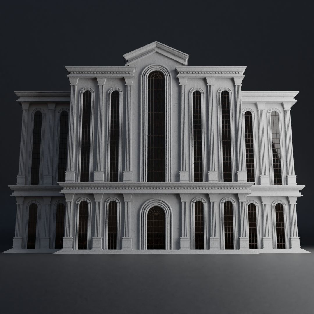 CLASSIC OLD EUROPEAN BUILDING PACK 3D Model Collection_53