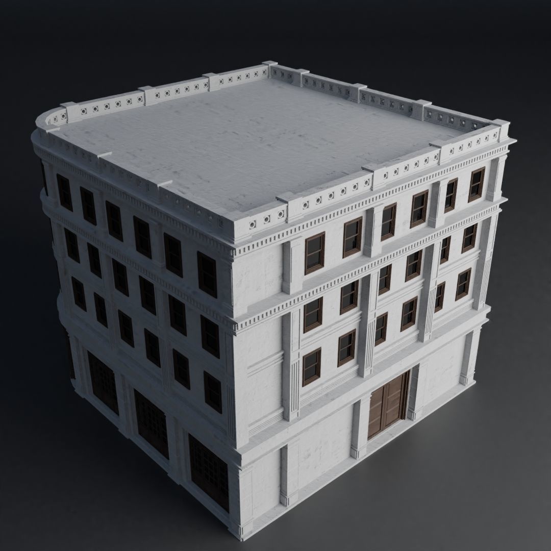 CLASSIC OLD EUROPEAN BUILDING PACK 3D Model Collection_14