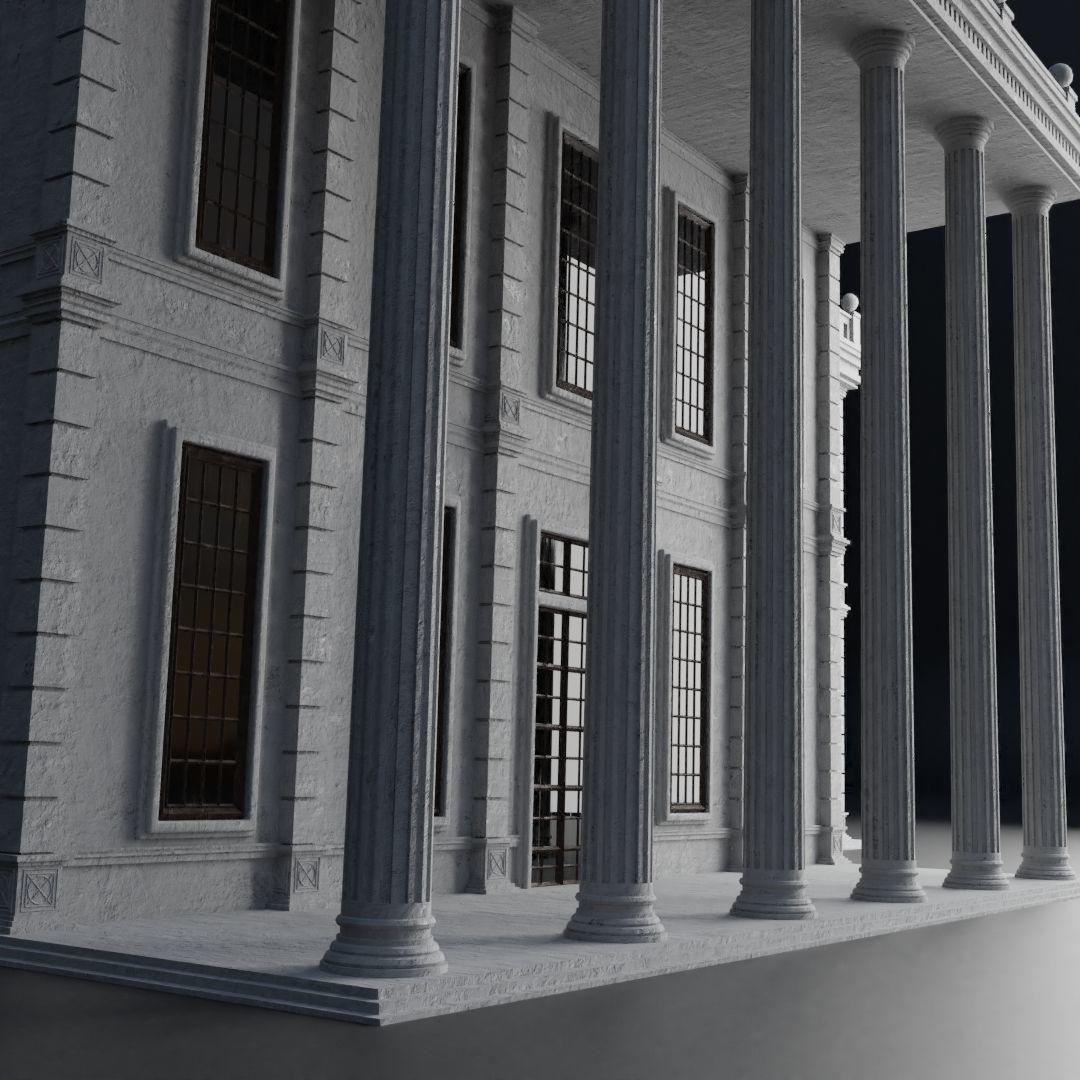 CLASSIC OLD EUROPEAN BUILDING PACK 3D Model Collection_80