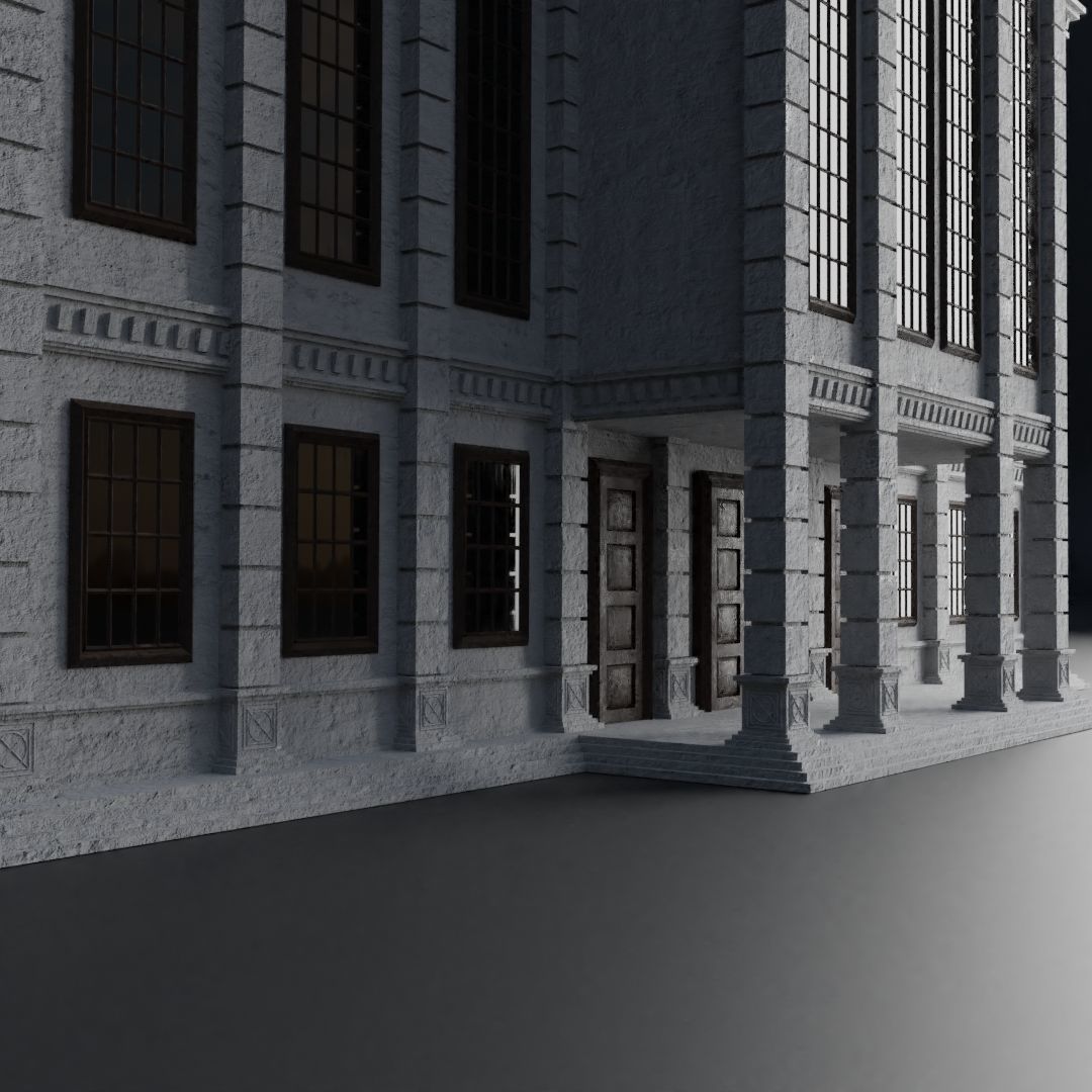 CLASSIC OLD EUROPEAN BUILDING PACK 3D Model Collection_30