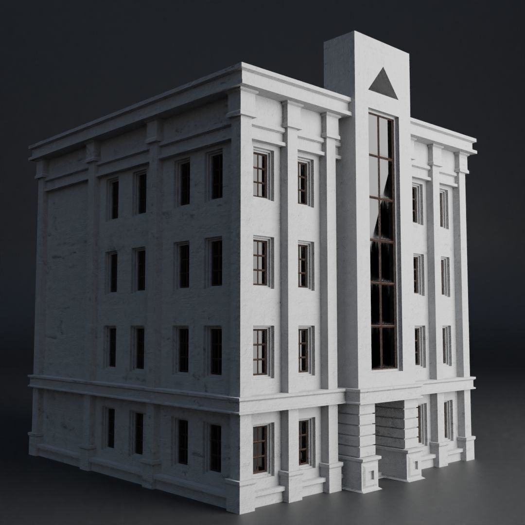 CLASSIC OLD EUROPEAN BUILDING PACK 3D Model Collection_45
