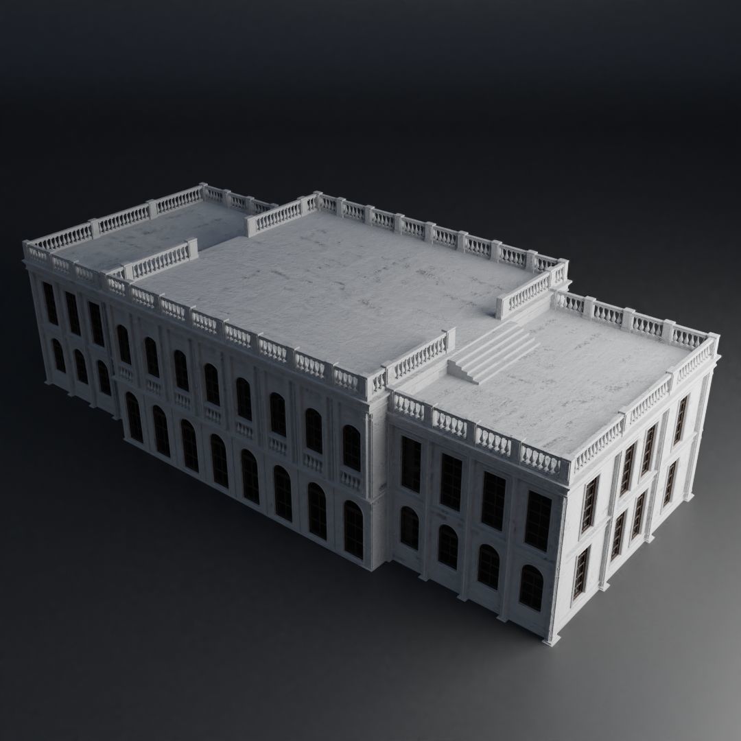 CLASSIC OLD EUROPEAN BUILDING PACK 3D Model Collection_38