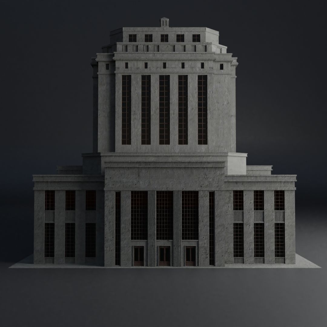 CLASSIC OLD EUROPEAN BUILDING PACK 3D Model Collection_83