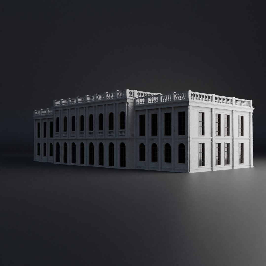 CLASSIC OLD EUROPEAN BUILDING PACK 3D Model Collection_31