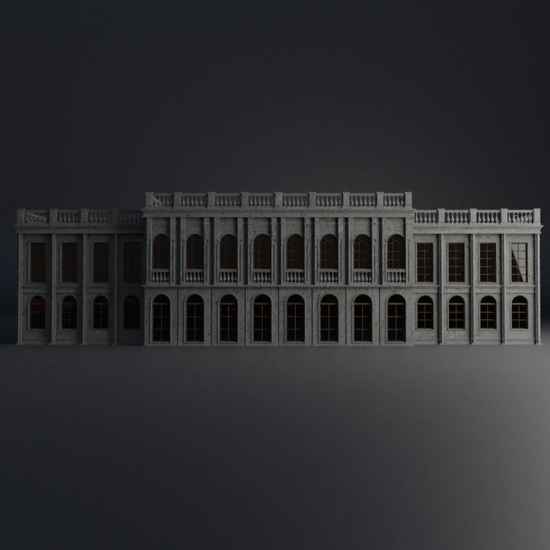 CLASSIC OLD EUROPEAN BUILDING PACK 3D Model Collection_36