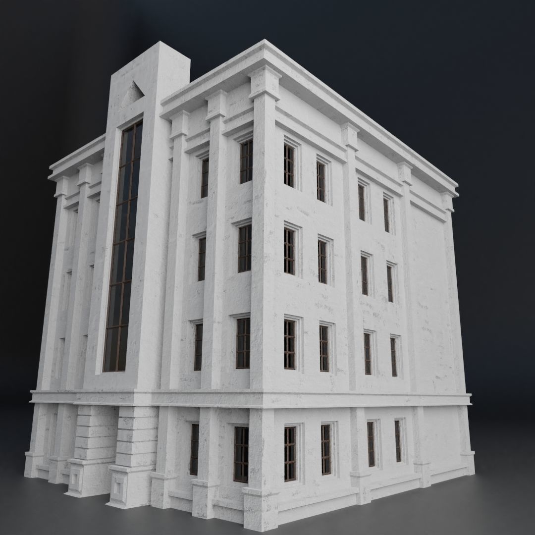 CLASSIC OLD EUROPEAN BUILDING PACK 3D Model Collection_48