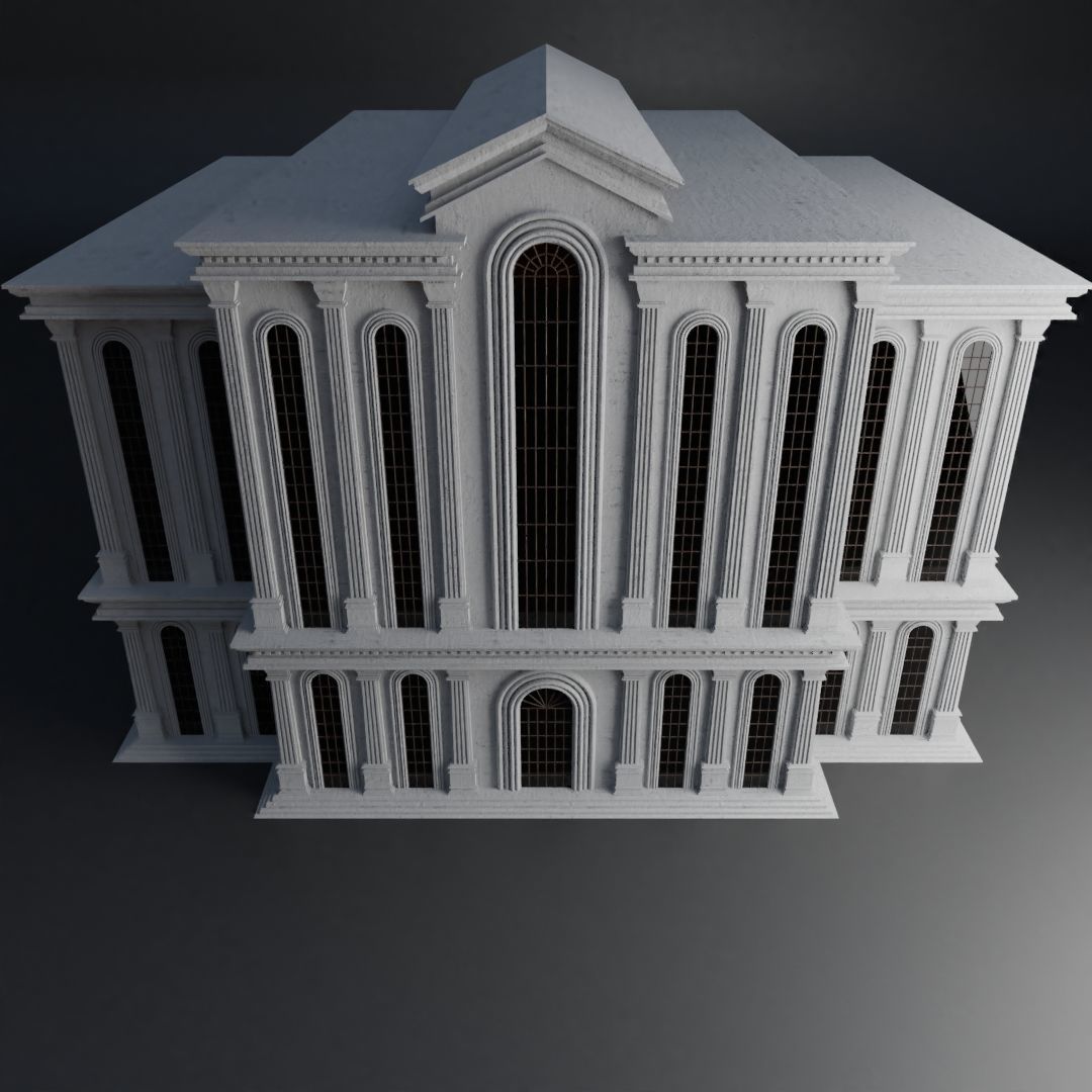 CLASSIC OLD EUROPEAN BUILDING PACK 3D Model Collection_55