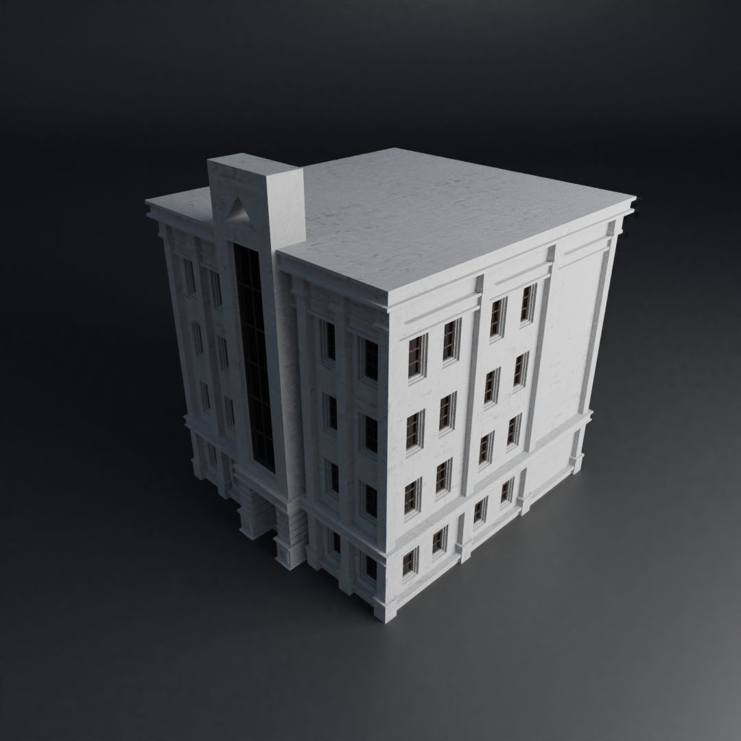 CLASSIC OLD EUROPEAN BUILDING PACK 3D Model Collection_41