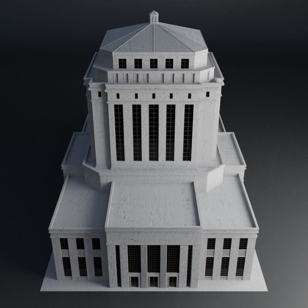CLASSIC OLD EUROPEAN BUILDING PACK 3D Model Collection_87