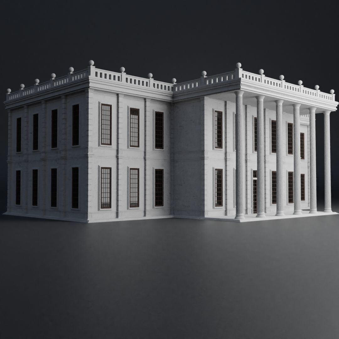 CLASSIC OLD EUROPEAN BUILDING PACK 3D Model Collection_75