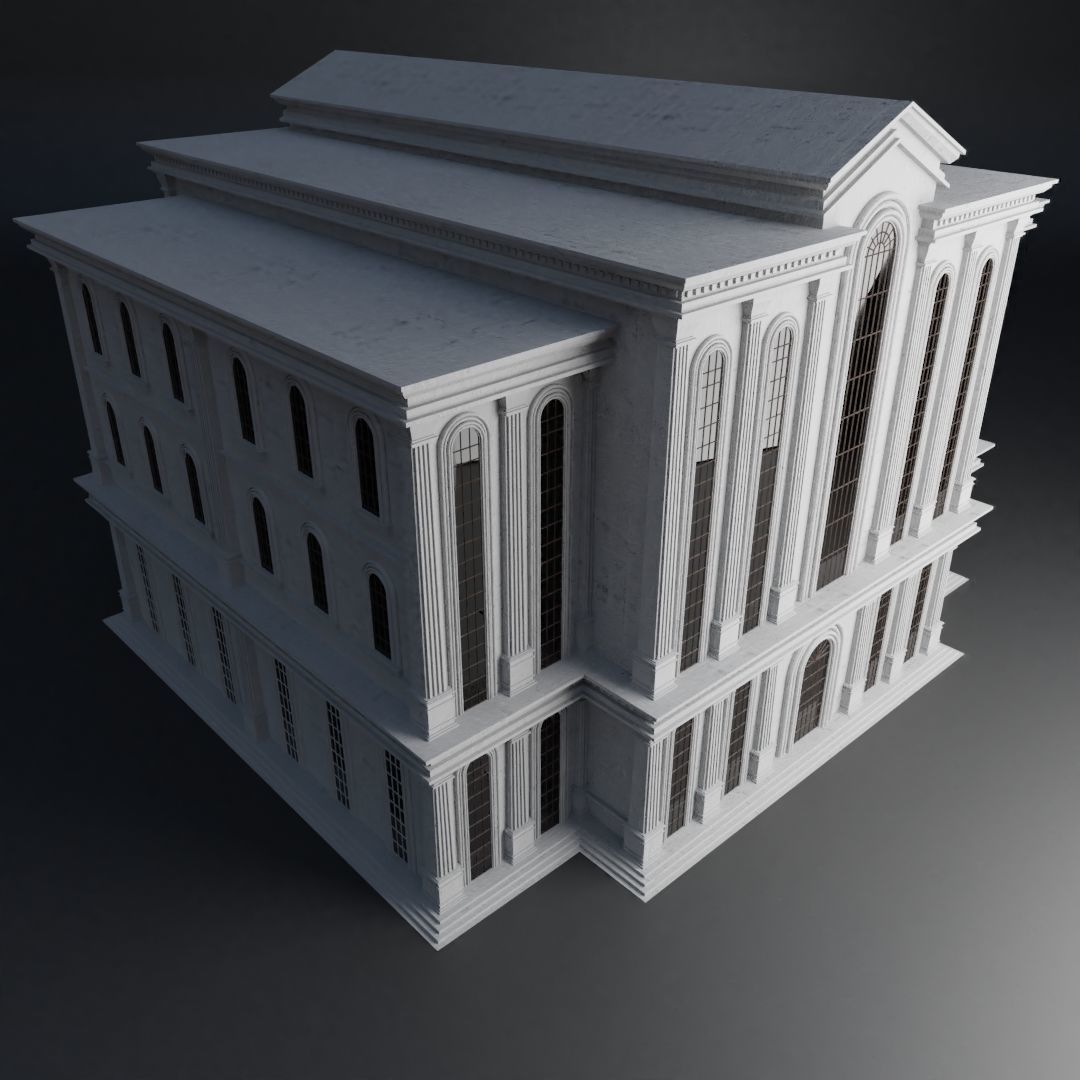 CLASSIC OLD EUROPEAN BUILDING PACK 3D Model Collection_58