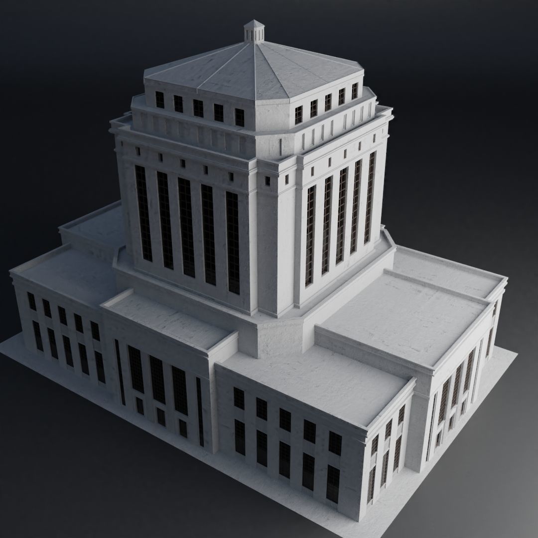 CLASSIC OLD EUROPEAN BUILDING PACK 3D Model Collection_85