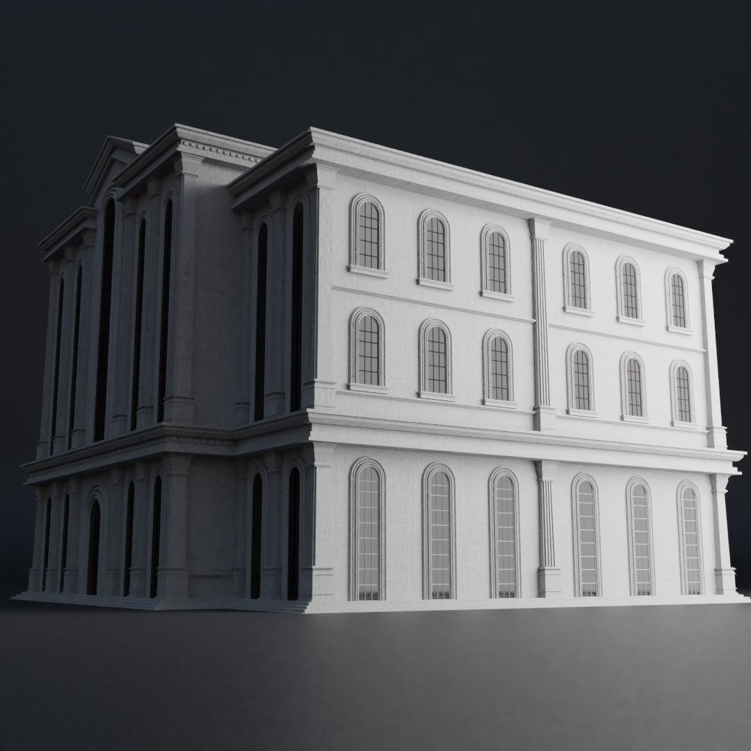 CLASSIC OLD EUROPEAN BUILDING PACK 3D Model Collection_54