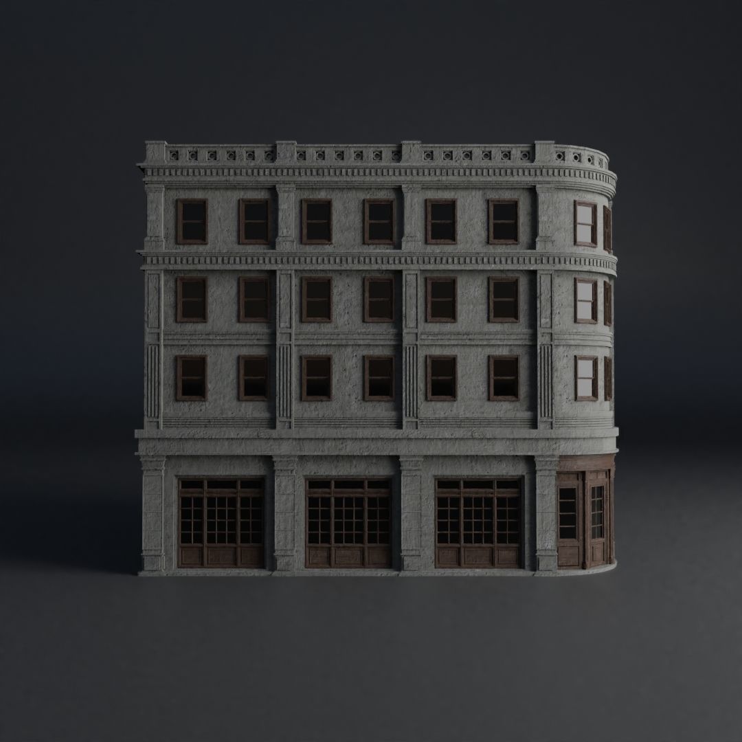 CLASSIC OLD EUROPEAN BUILDING PACK 3D Model Collection_18
