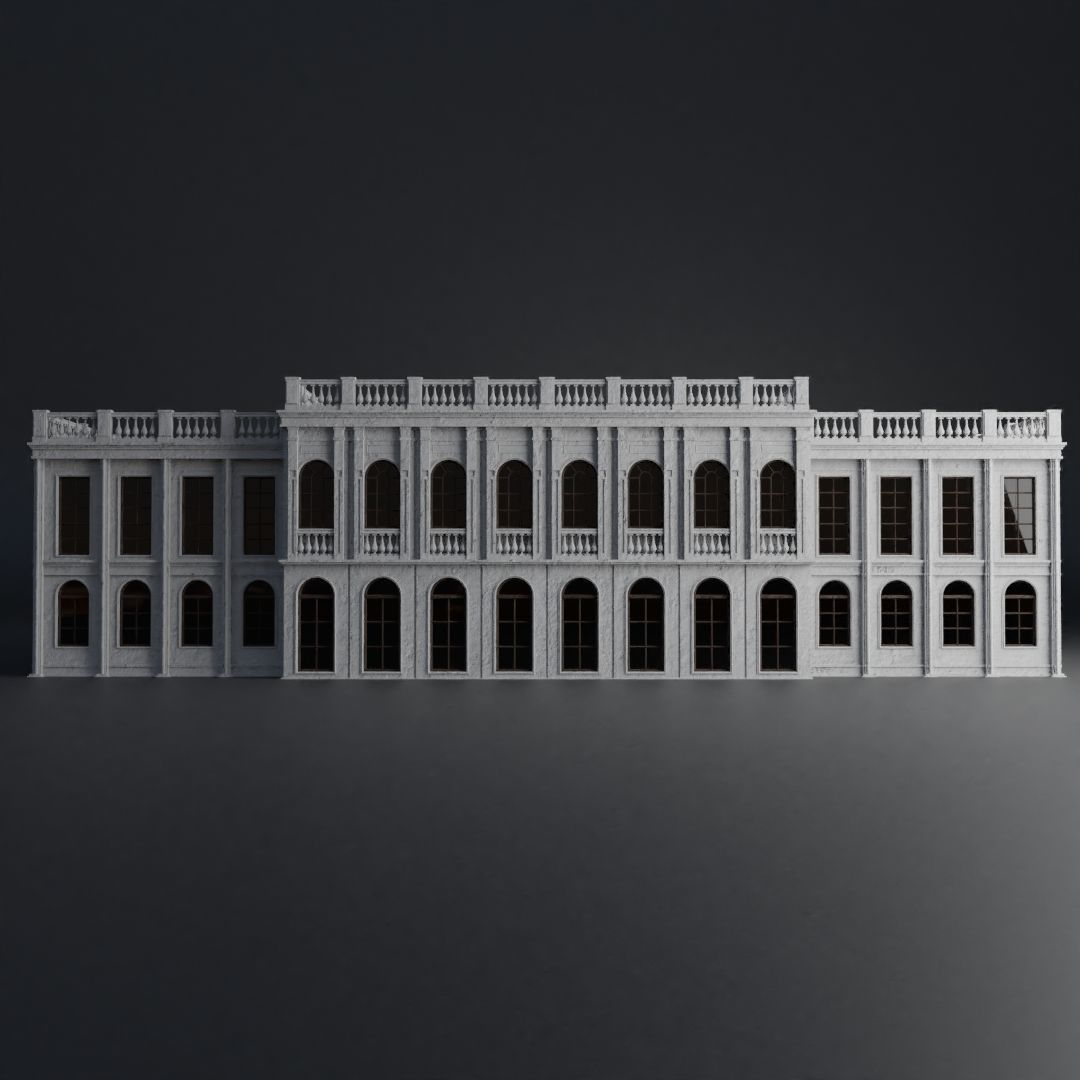 CLASSIC OLD EUROPEAN BUILDING PACK 3D Model Collection_33