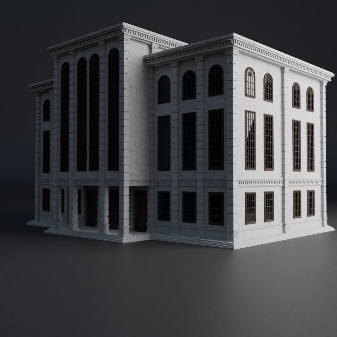 CLASSIC OLD EUROPEAN BUILDING PACK 3D Model Collection_25