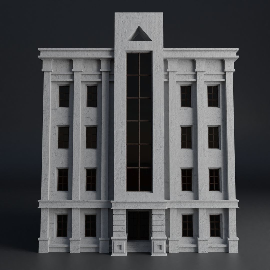 CLASSIC OLD EUROPEAN BUILDING PACK 3D Model Collection_44