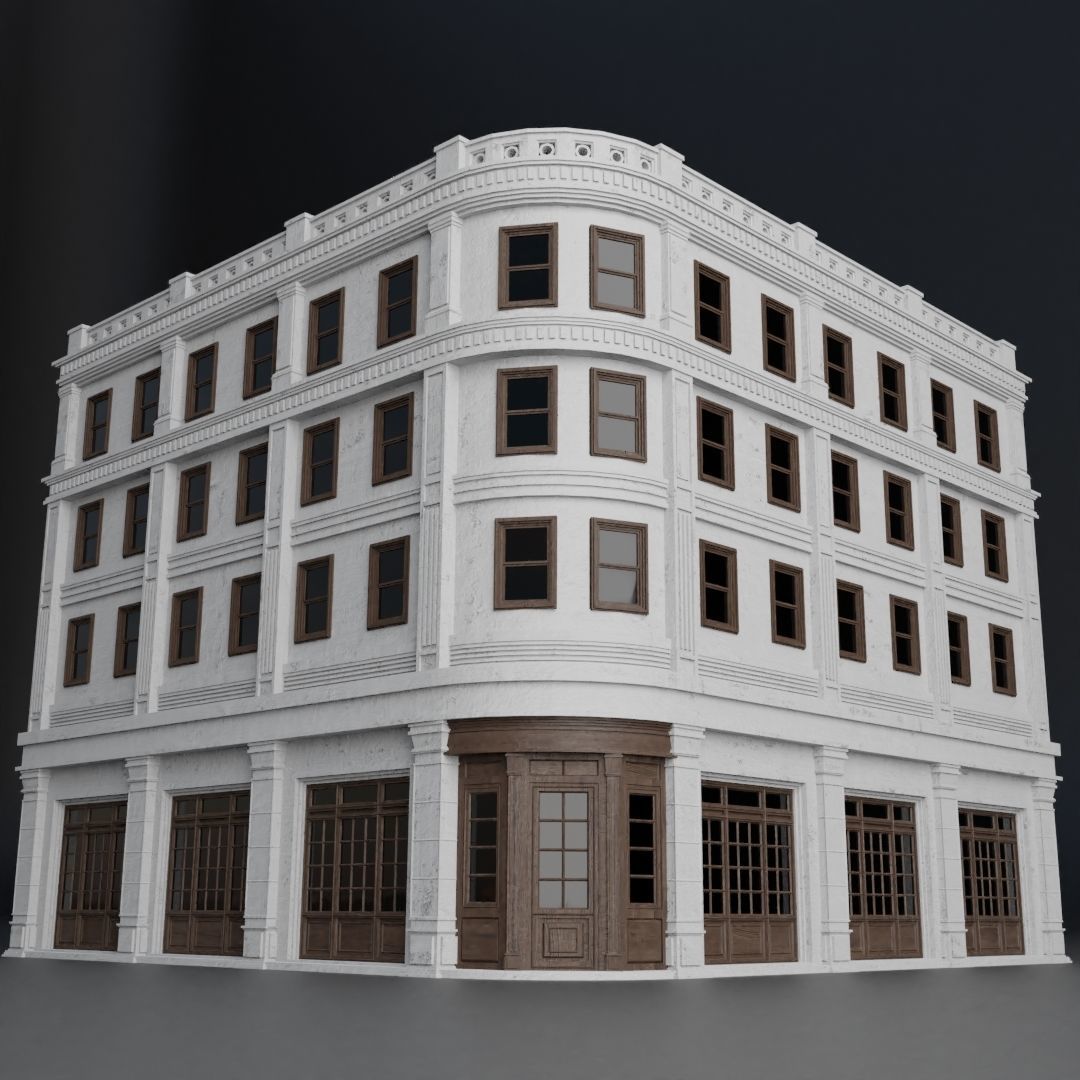 CLASSIC OLD EUROPEAN BUILDING PACK 3D Model Collection_12