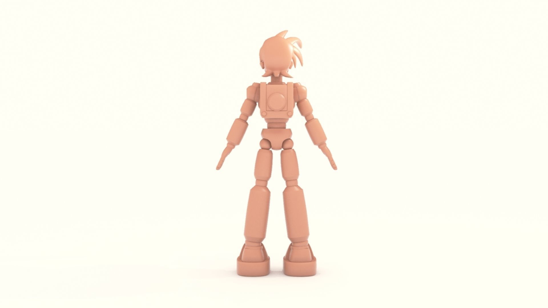 Mega Man Pose 2 3D print model_11