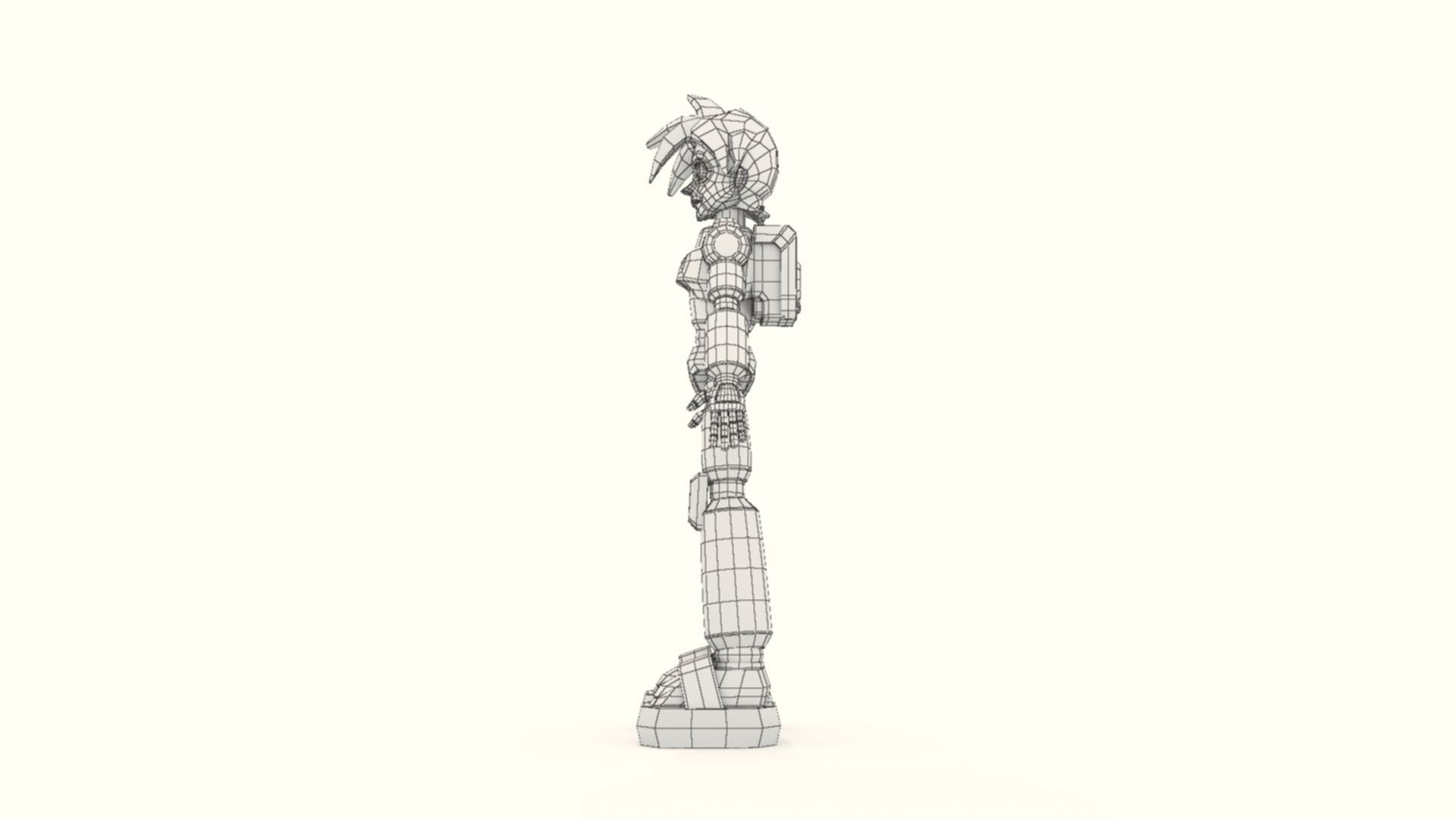Mega Man Pose 2 3D print model_14