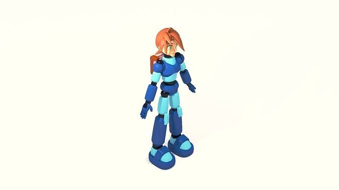Mega Man Pose 2 3D print model