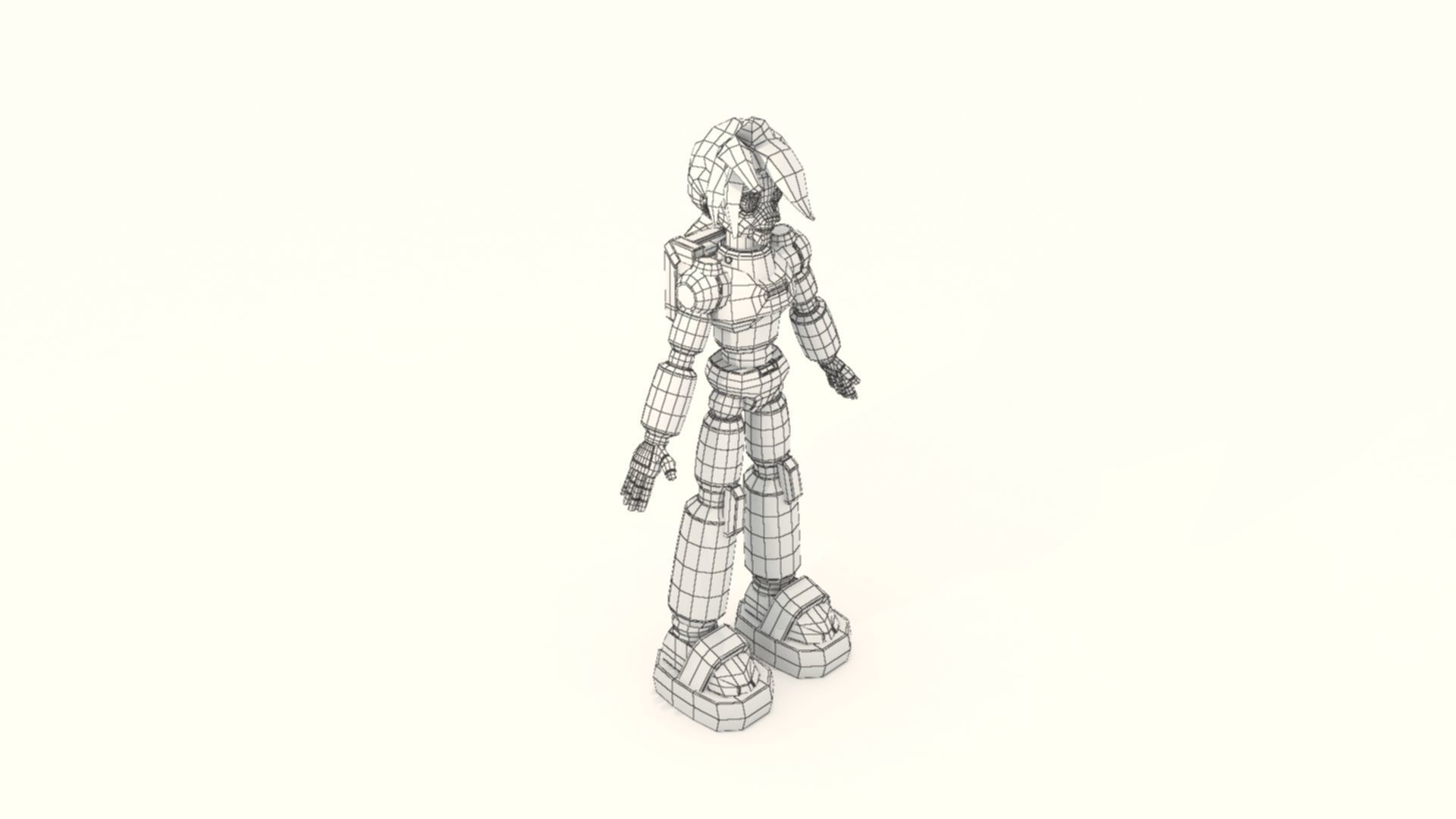 Mega Man Pose 2 3D print model_12