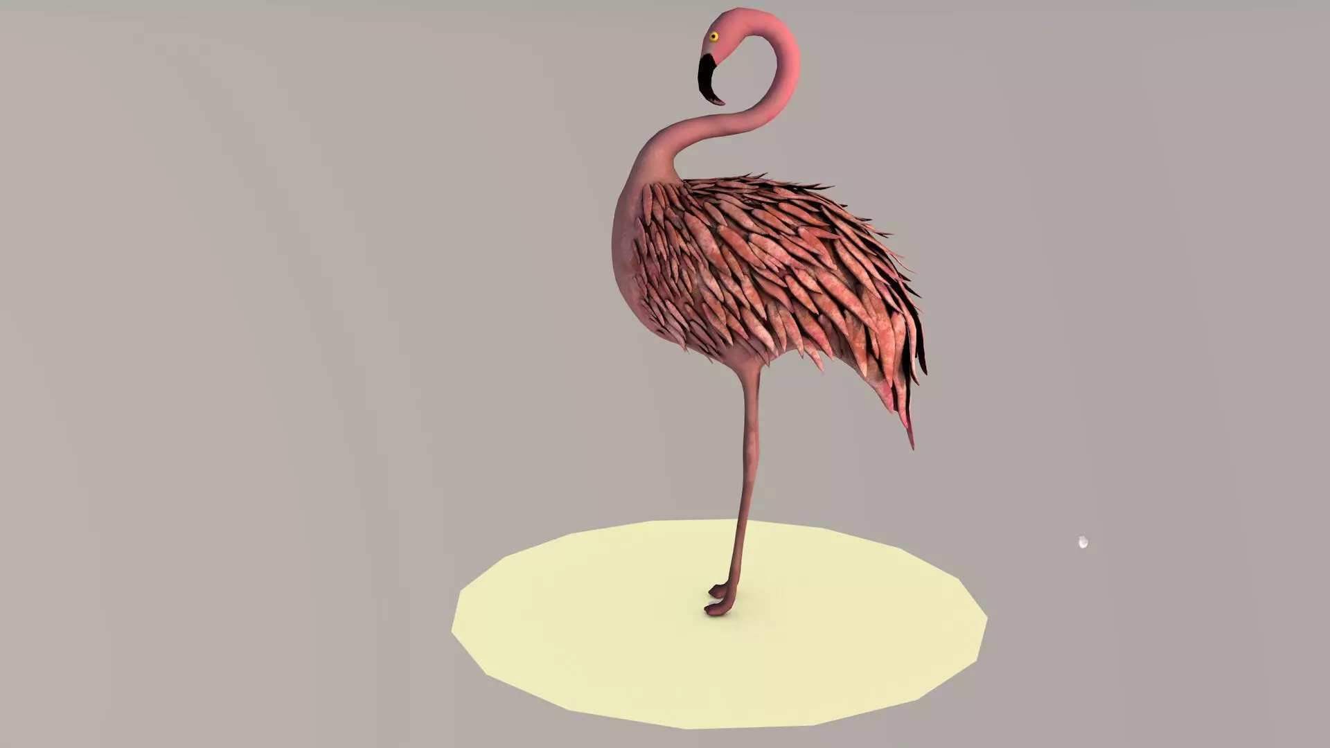 Flamingo 3D model_0
