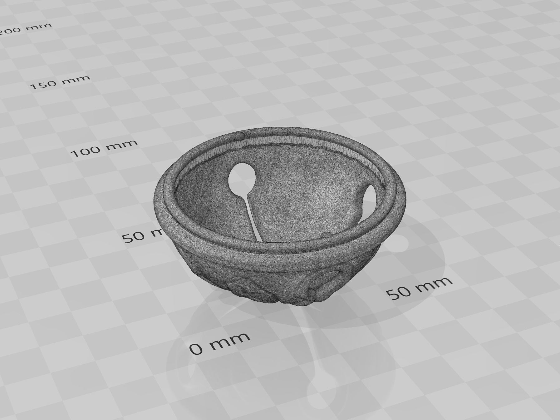 Gruss Vom Krampus Sleigh Jingle Bell 3D print model_11