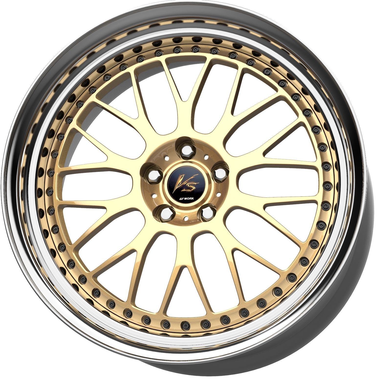 Work VS-XX Wheel 3D model_1