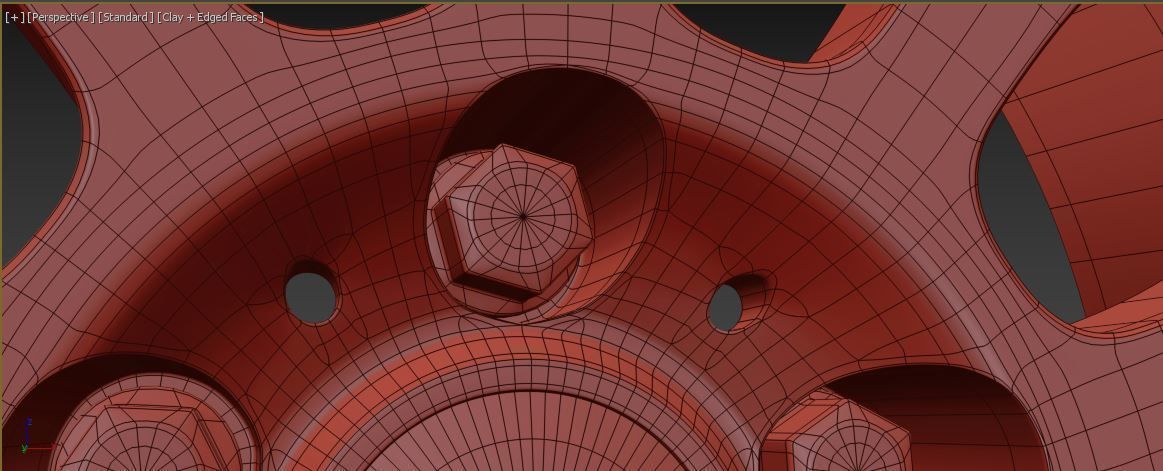 Work VS-XX Wheel 3D model_4