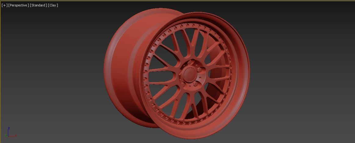 Work VS-XX Wheel 3D model_6