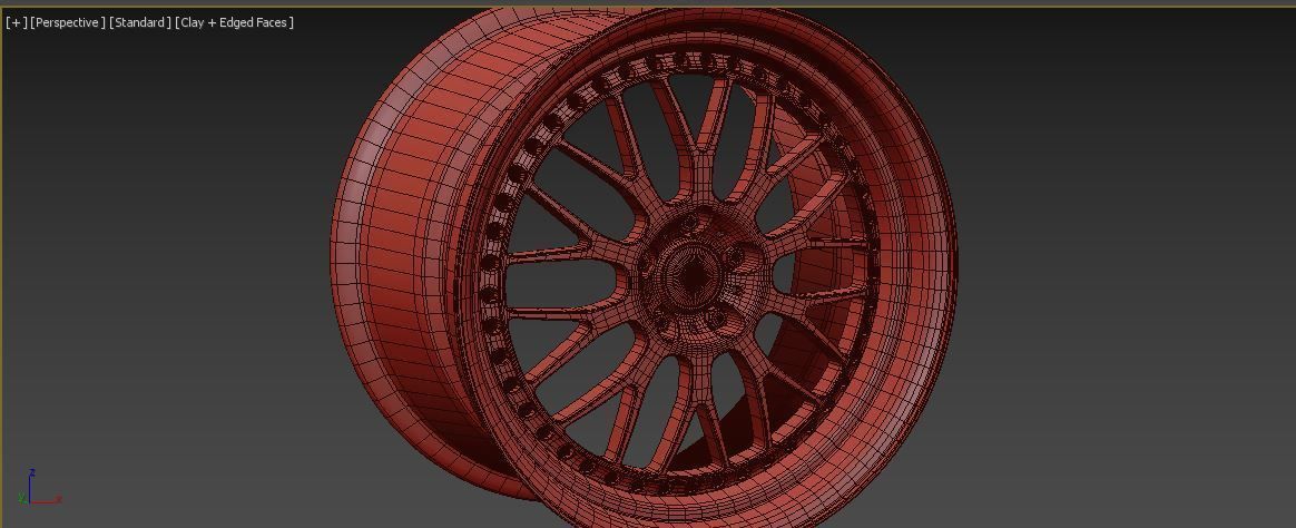 Work VS-XX Wheel 3D model_2