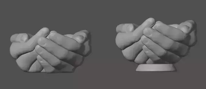 hand pot  3D print model
