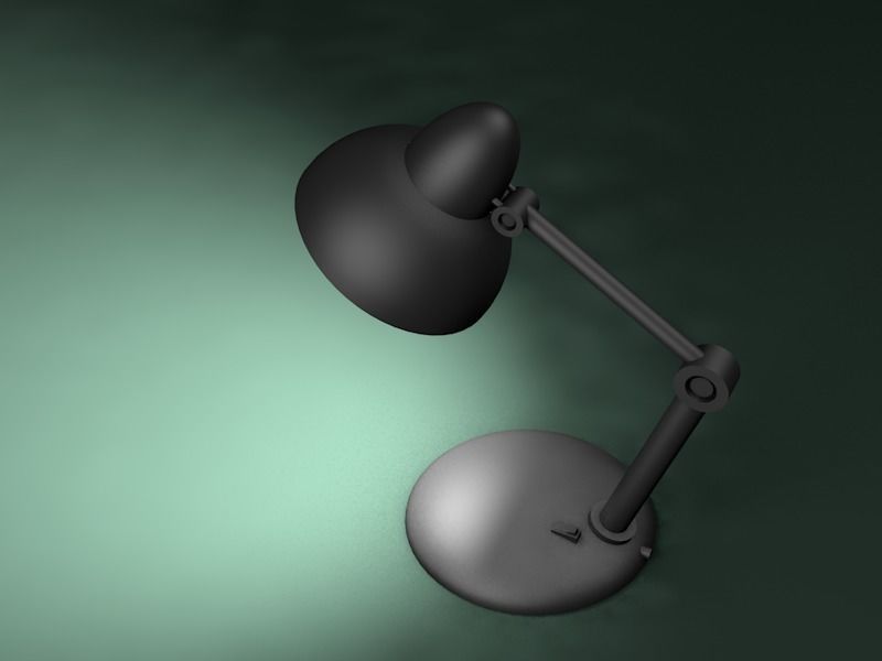 table lamp Free 3D model_2